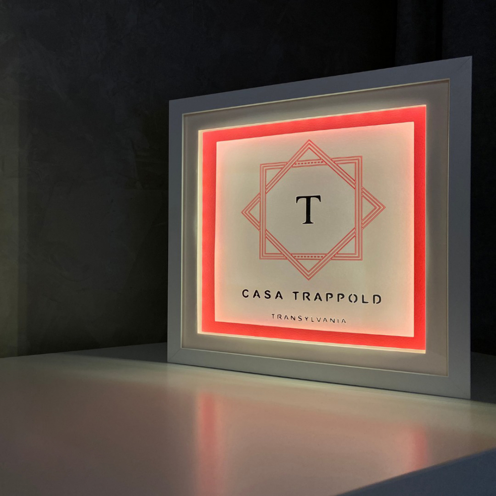 Tablou Luminos Logo 019 | Noorhandmadeatelier