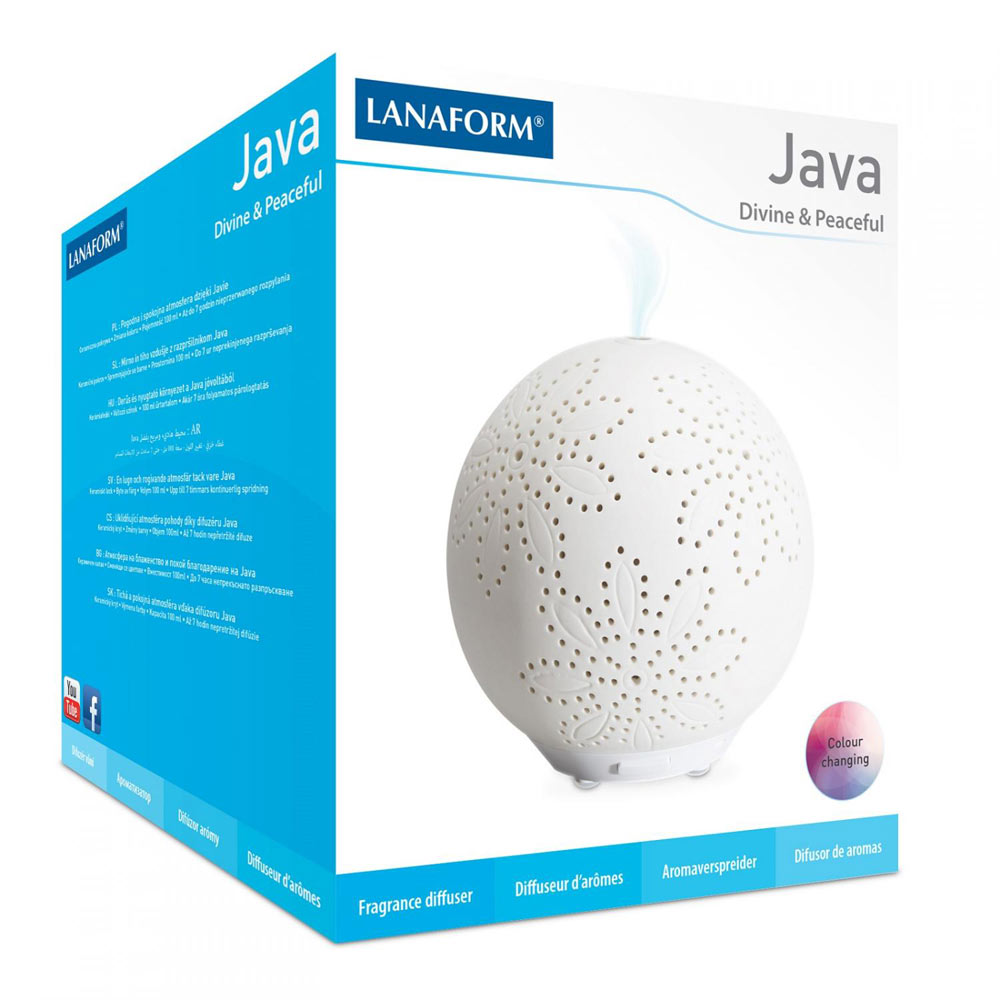 Difuzor Aromaterapie Java Lanaform - Relaxare și Design