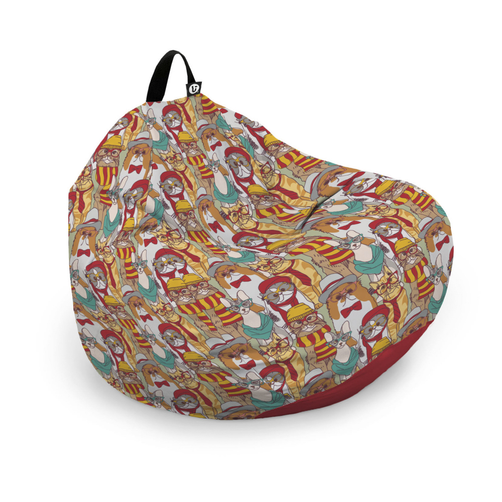 Husa Puf Bean Bag Para XL Hipster Updeco - imagine 5