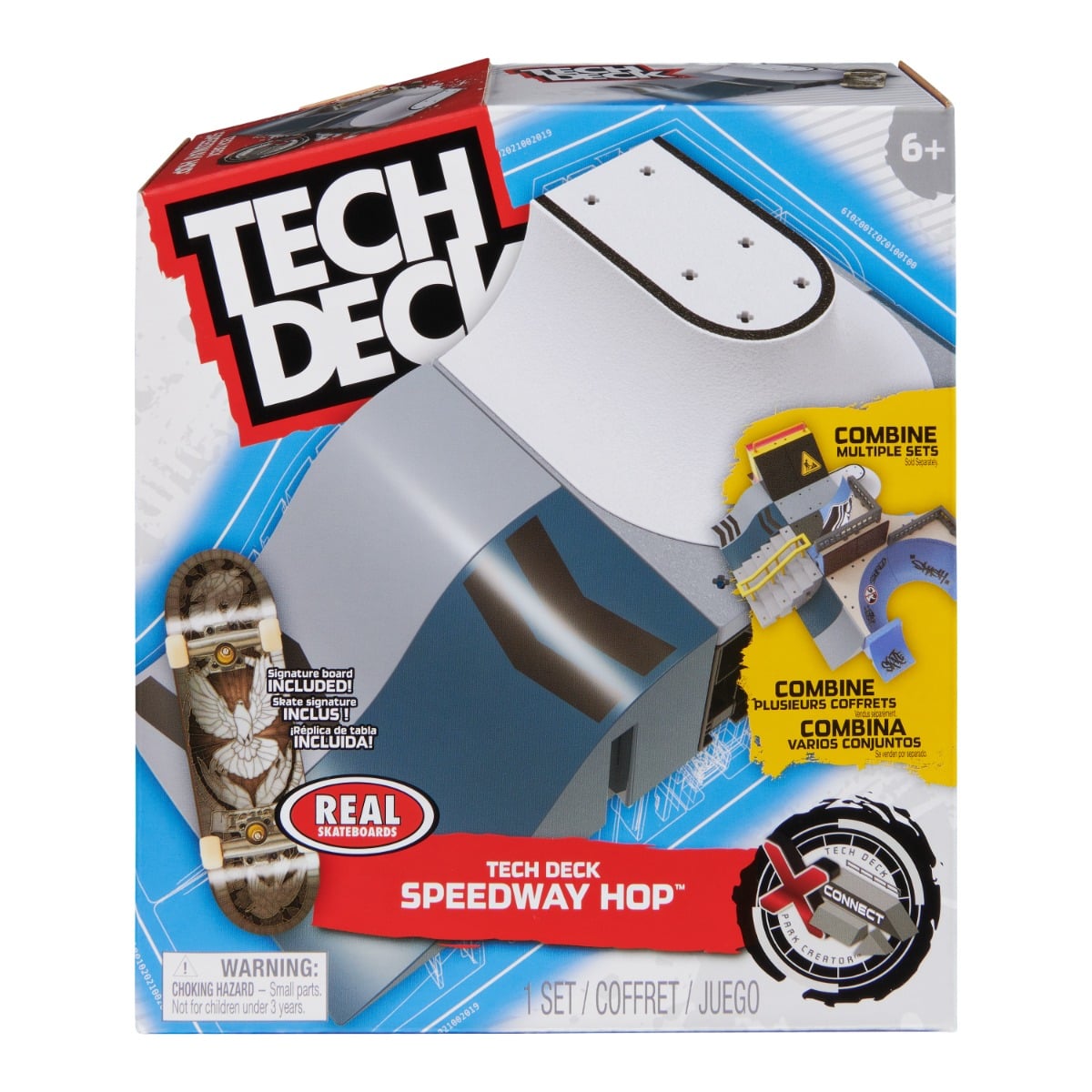 Set Tech Deck Speedway Hop cu Rampa si Fingerboard