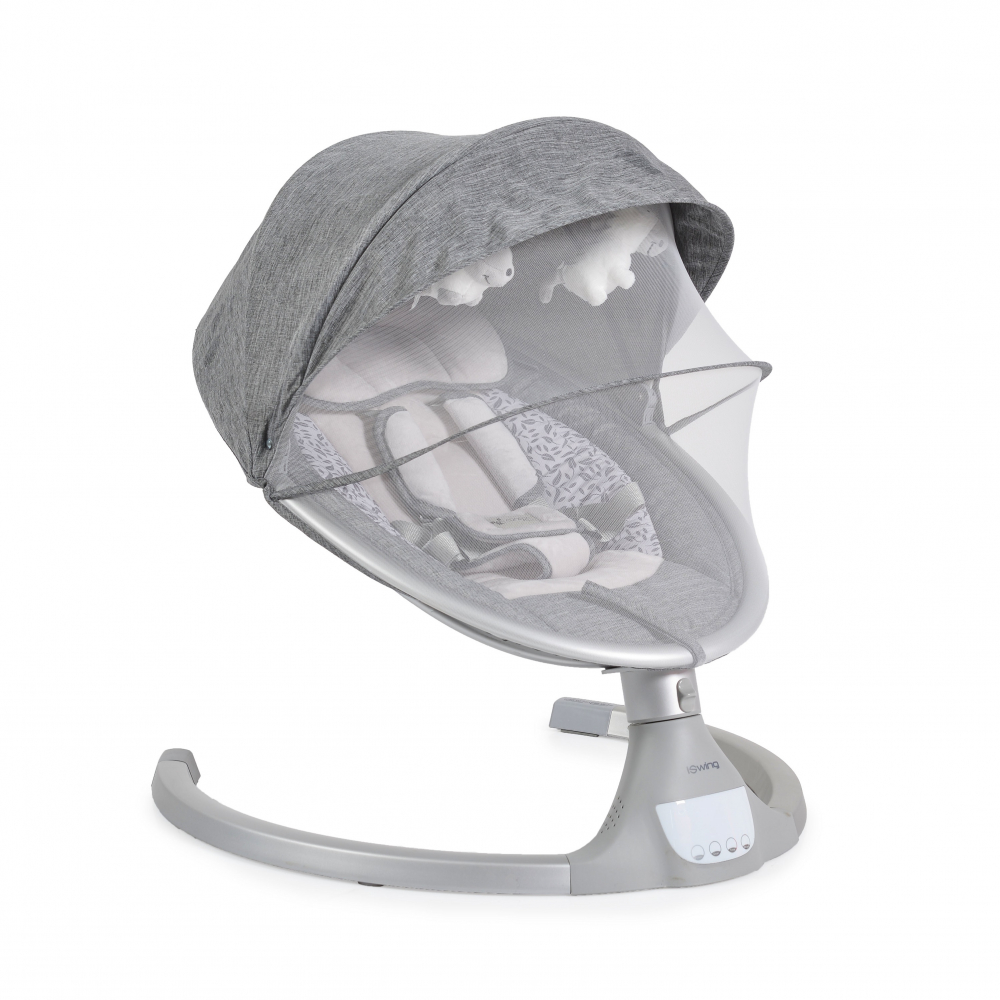 Leagan Electric Cangaroo ISwing Silver, 5 Viteze, Telecomanda - imagine 7