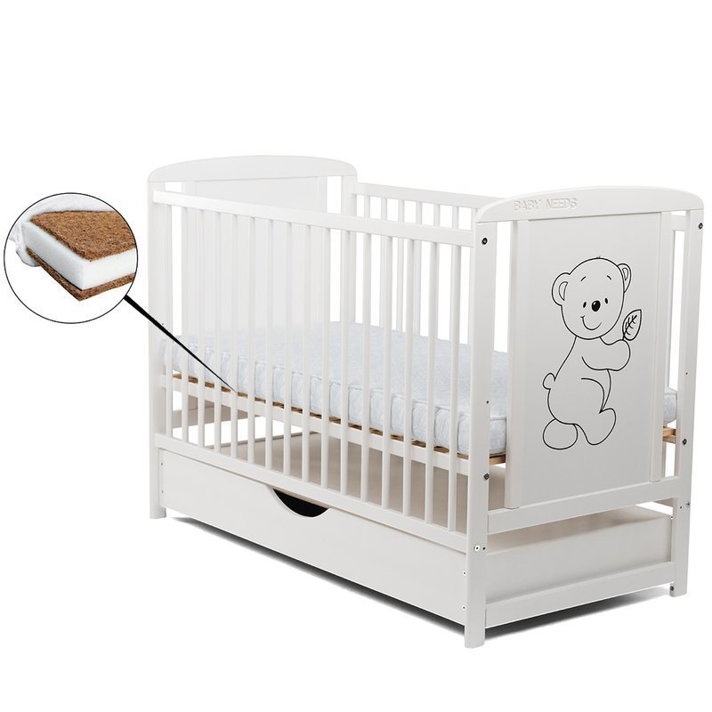 Patut Timmi Babyneeds cu Sertar si Saltea