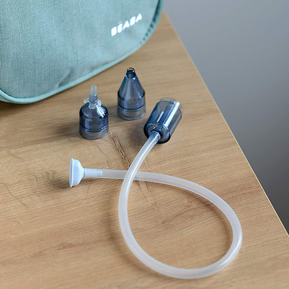 Aspirator Nazal Manual Beaba Minidoo Blue - imagine 4