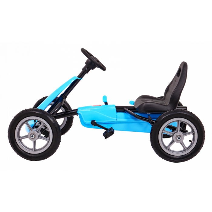 Gokart Star Albastru | Kart Pedale Copii 3+ Ani - imagine 5