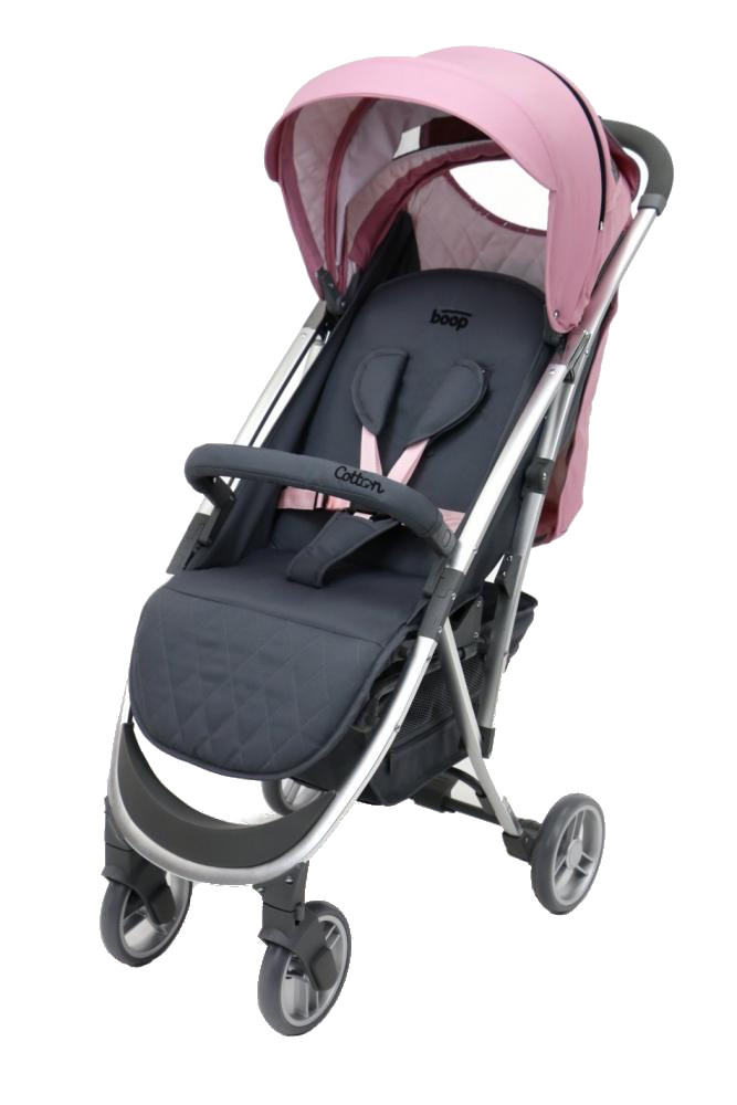 Carucior Asalvo Cotton Roz – Ușor și Compact - imagine 5