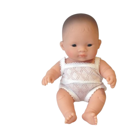 Papucă Bebeluș Băiat Asiatic 21 cm Miniland