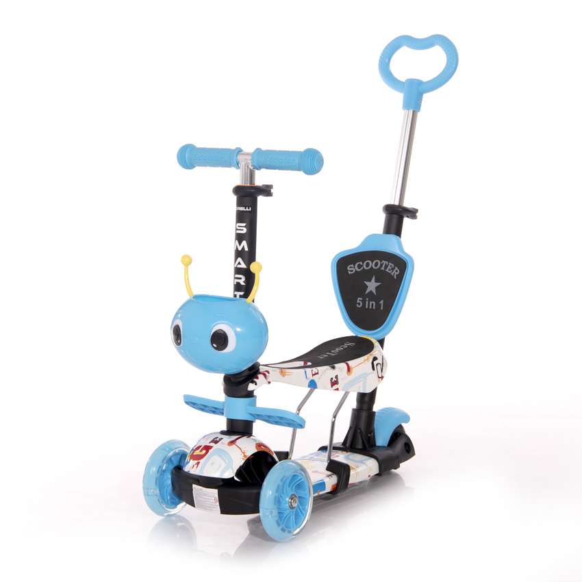 Trotineta Lorelli Smart Plus 3 Roti LED + Maner Parental - imagine 10