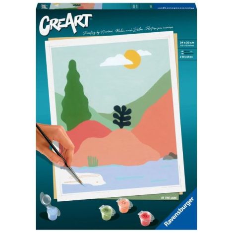 Pictura pe numere lac Ravensburger | Arta Relaxanta - imagine 2