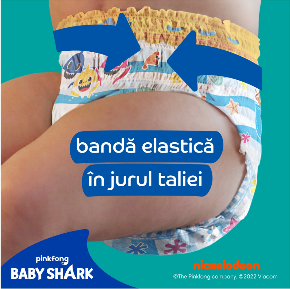 Pampers Splashers Baby Shark Scutece Inot - imagine 7