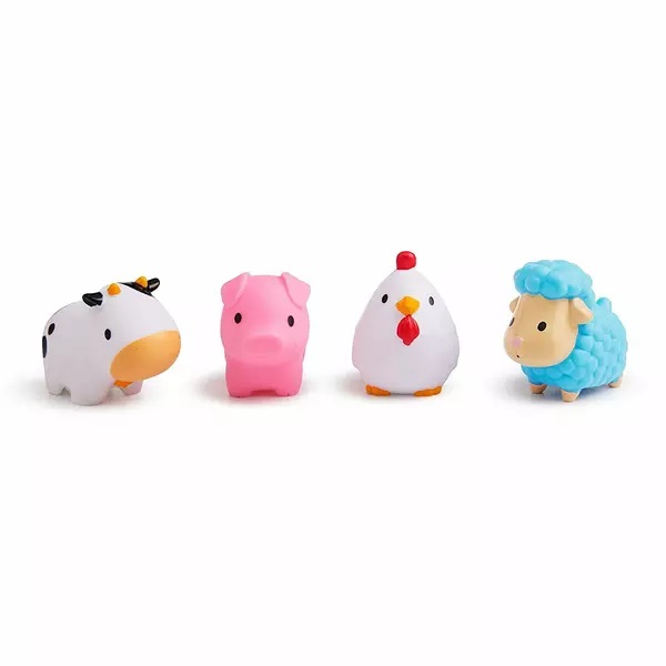 Set 4 jucării de baie Munchkin Farm, 10L+