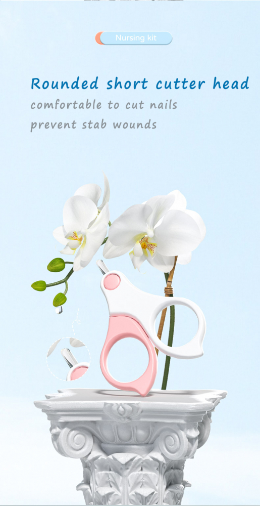 Set Manichiura 4 Piese Little Mom Pink Bebelusi - imagine 2