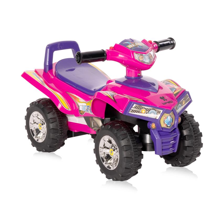 ATV Lorelli Pink Fără Pedale cu Muzică și Lumini - imagine 2