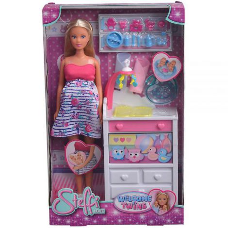 Papusa Simba Steffi Love Welcome Twins 29 cm - imagine 7