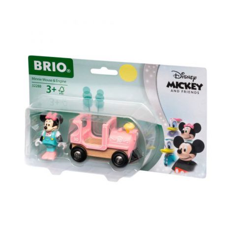 BRIO Minnie cu Locomotiva 32288 - Trenuleț Lemn