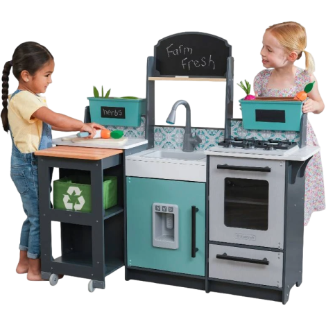 Bucătărie Joacă Kidkraft Garden Gourmet - Lemn