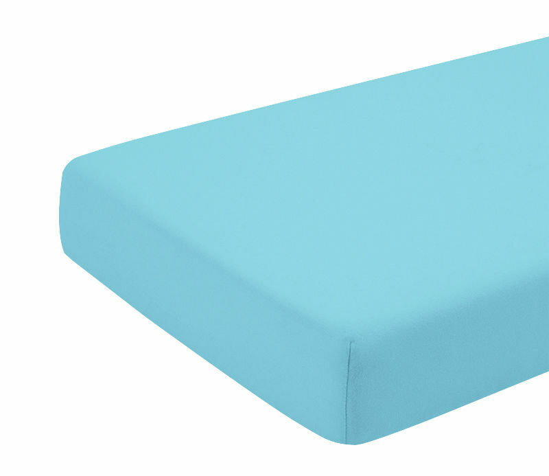 Cearceaf KidsDecor turcoaz, bumbac moale - imagine 2