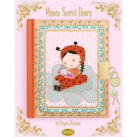Jurnal Secret Minico Djeco cu Lacăt Inimă - imagine 5