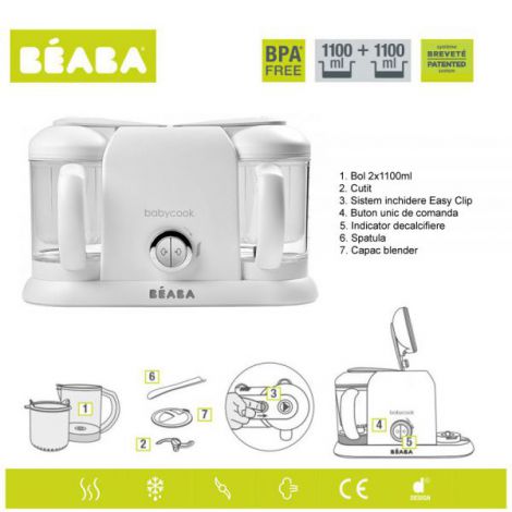 Beaba Babycook Plus - Robot 4 în 1 pentru Bebe - imagine 6