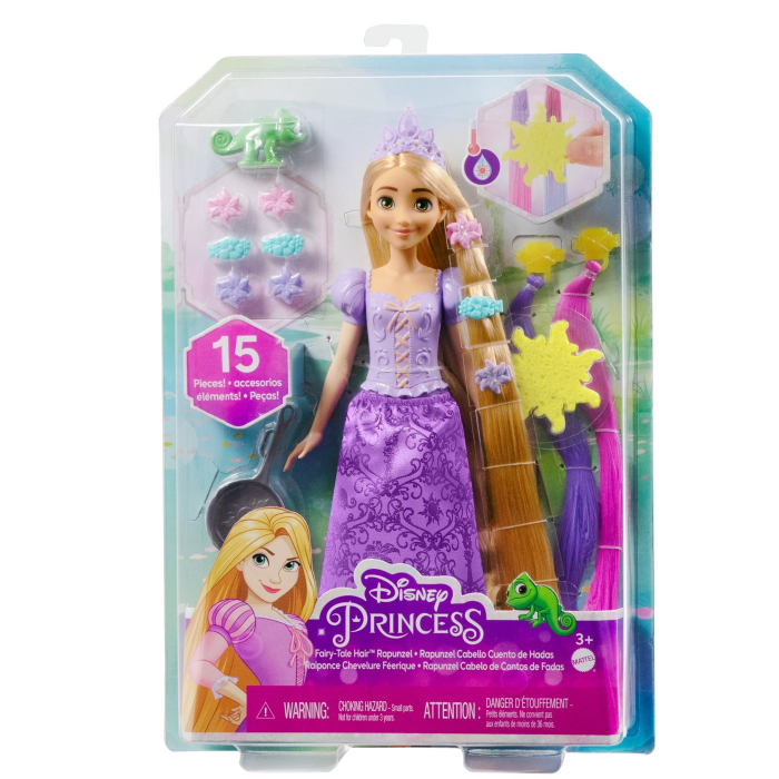 Papusa Printesa Rapunzel Disney cu Par Lung
