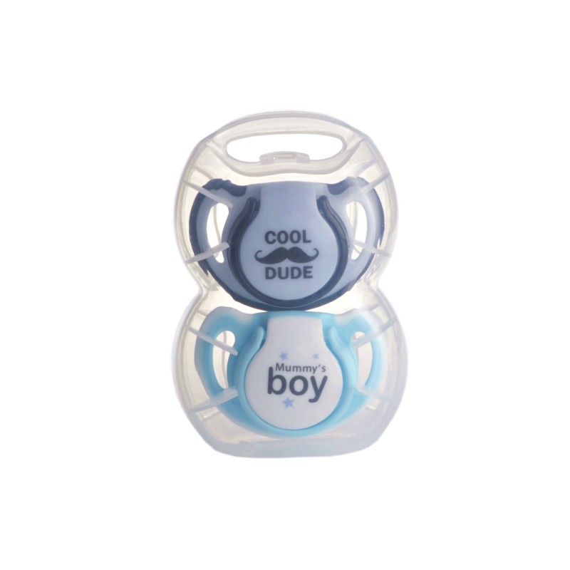 Set 2 Suzete Ortodontice Minut Baby cu Cutie - imagine 2