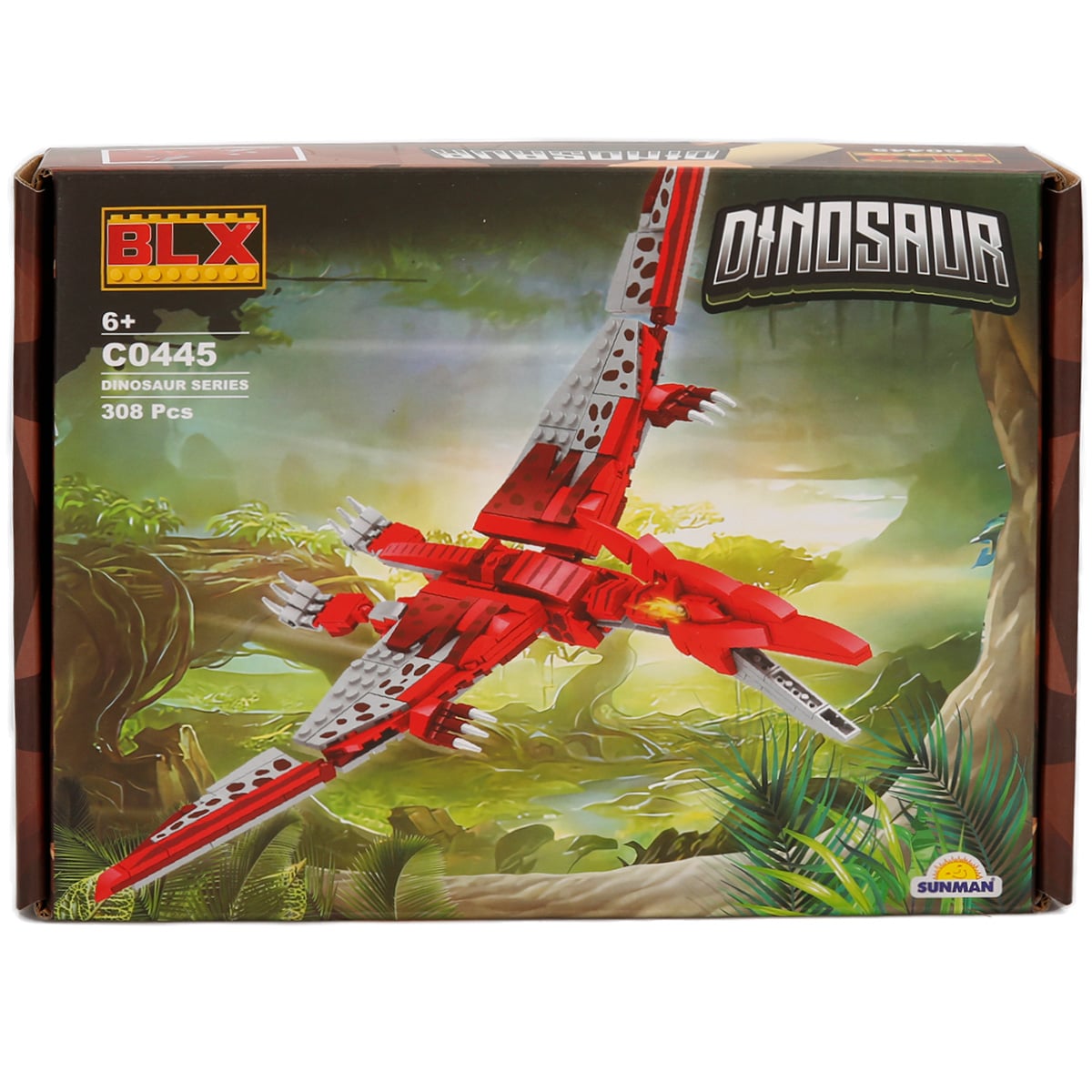 Kit Constructie Dinozaur BLX, 308 Piese