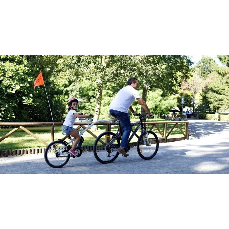 Bicicleta Co-Pilot Alb WeeRide WR06WH - imagine 2