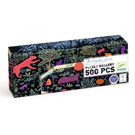 Djeco Puzzle Regatul Pisicilor 500 piese