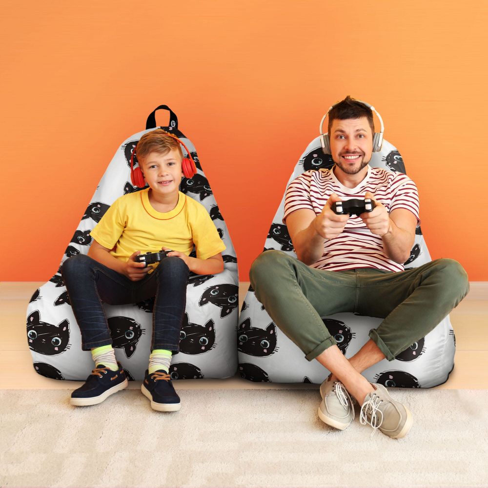Fotoliu Puf Chill XL Pisici Updeco - imagine 6