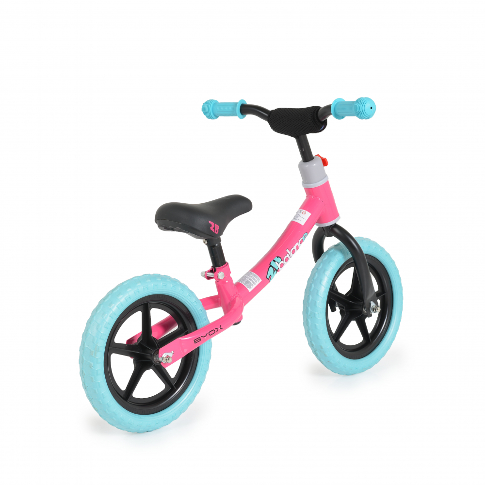 Bicicleta Byox Pink 12" | Fără pedale, ghidon reglabil - imagine 2