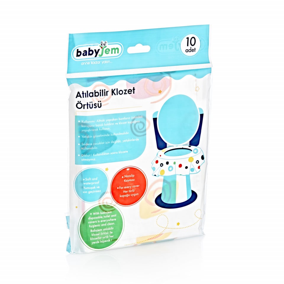 BabyJem Protectii igienice toaleta (10 buc) - imagine 2