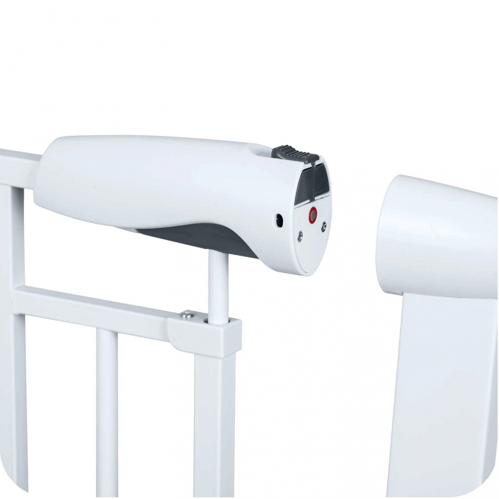 Poarta Siguranta Nukido Alb 77-108cm Fara Gaurire - imagine 3