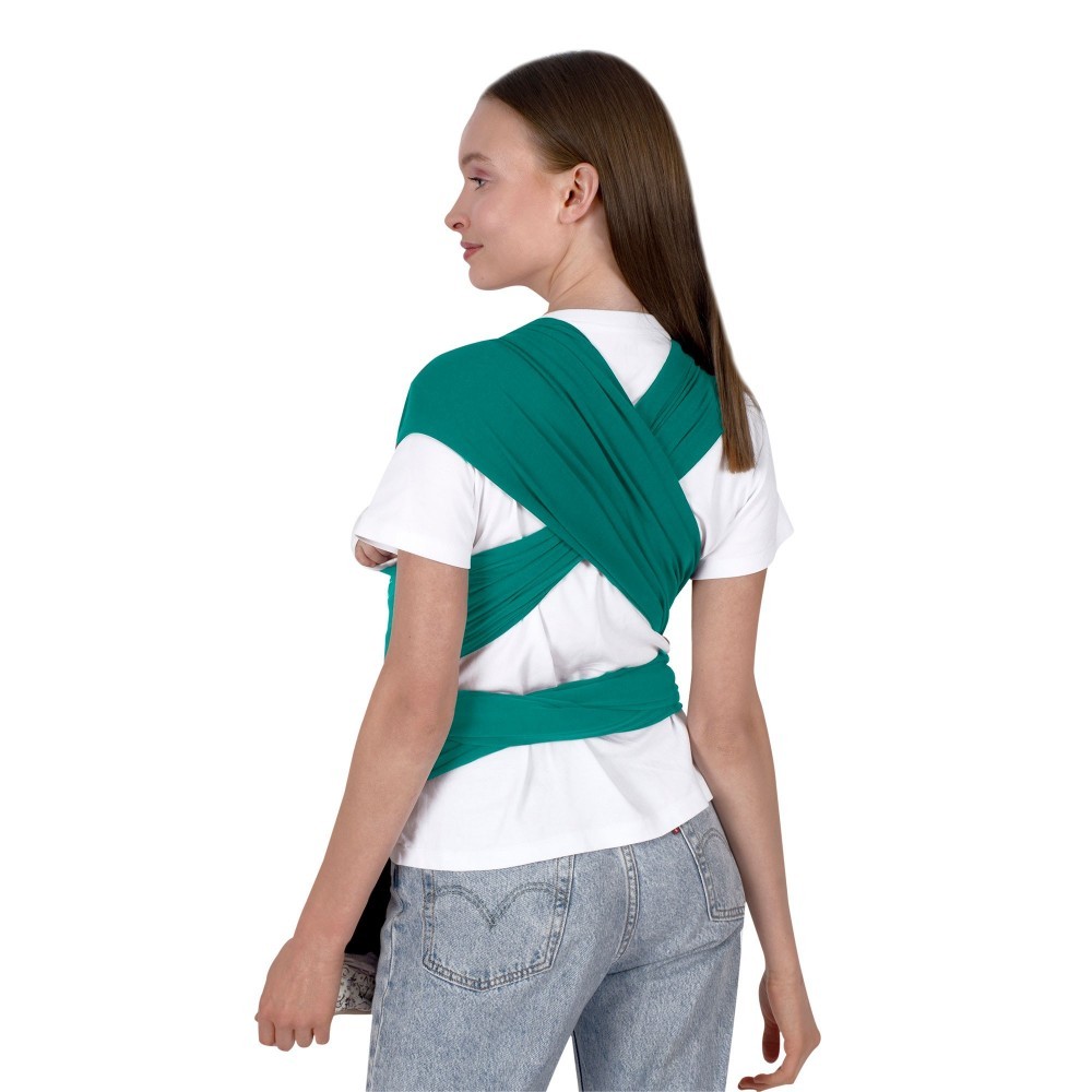 Wrap Turquoise Sevi Bebe, Elastic, 0-15 kg - imagine 3