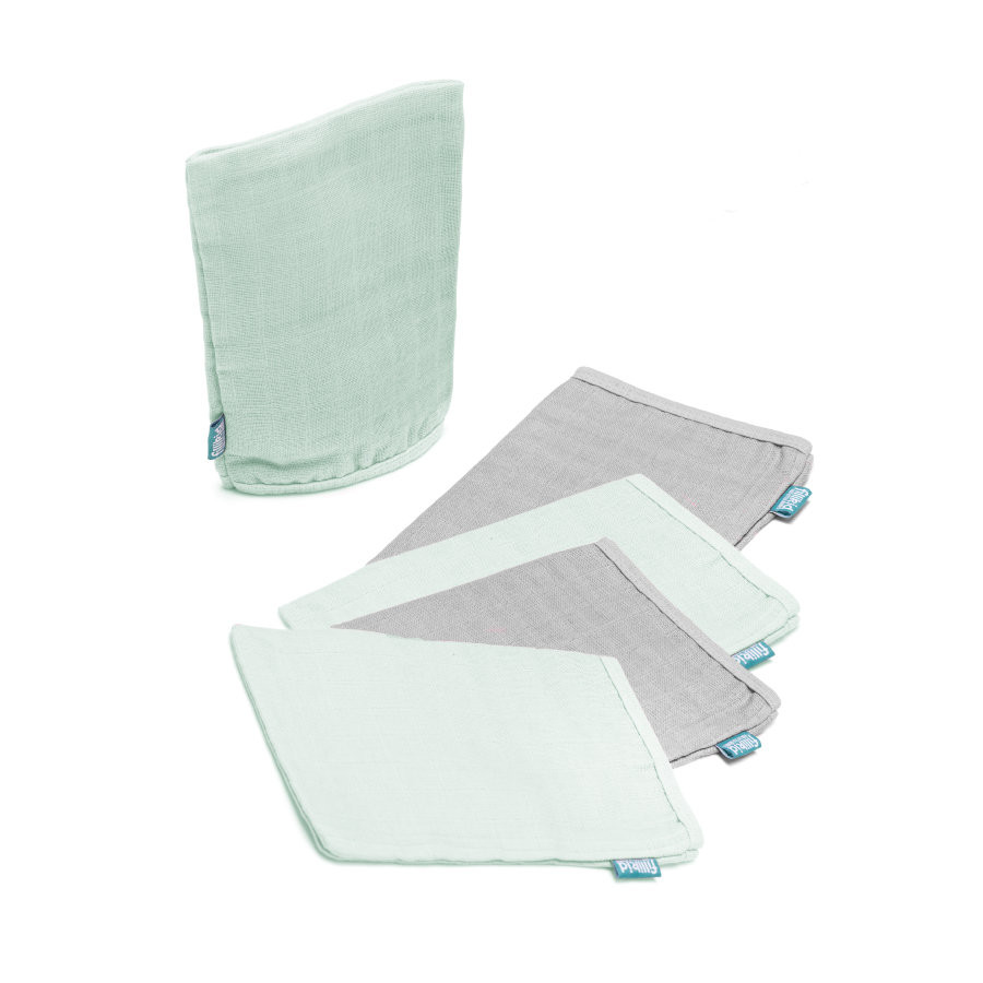 Mănuși Baie Finet Fillikid 5 Buc. Mint Grey - imagine 4