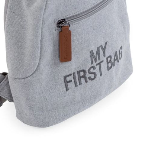 Rucsac Childhome Canvas Gri - Primul Rucsac pentru Copil - imagine 3