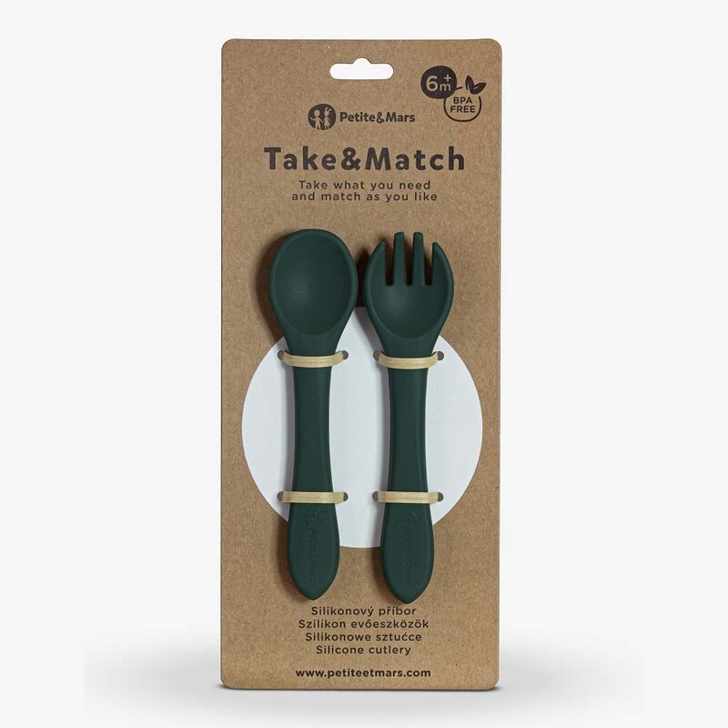 Set tacamuri silicon Petite&Mars 6 luni+