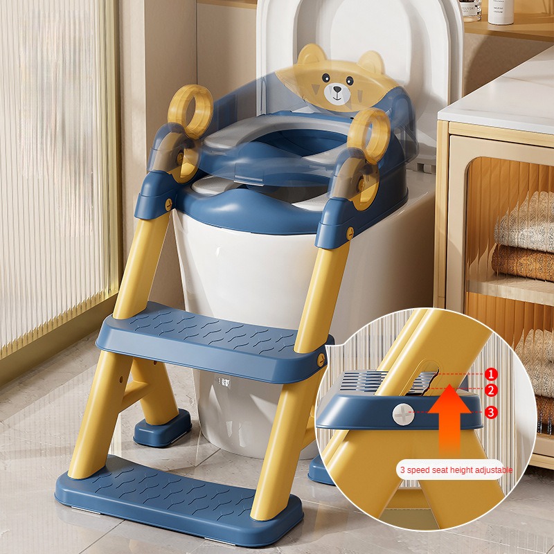 Reductor Toaletă Little Mom Teddy Pliabil - imagine 2