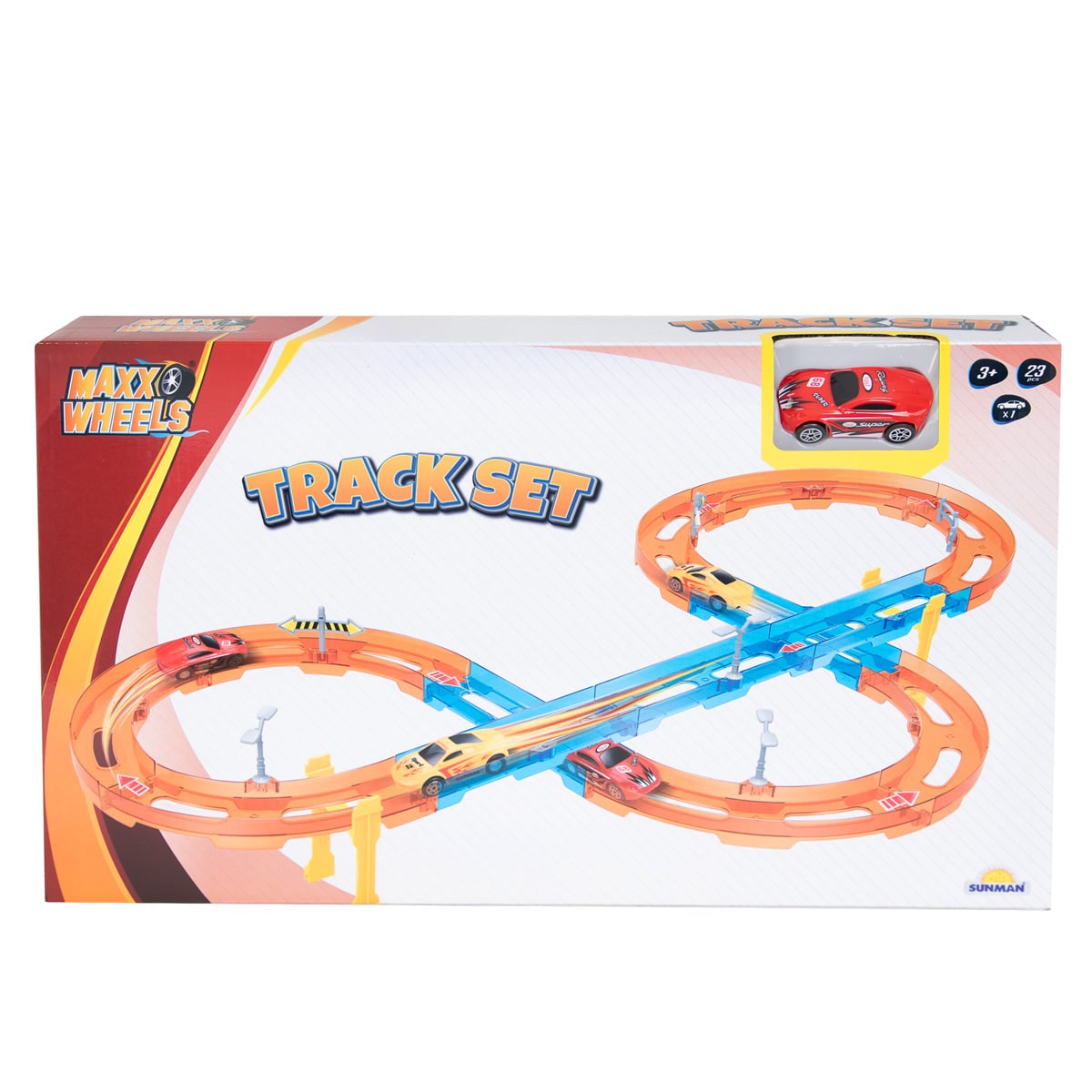 Set Masinuta si Pista Maxx Wheels Track Set