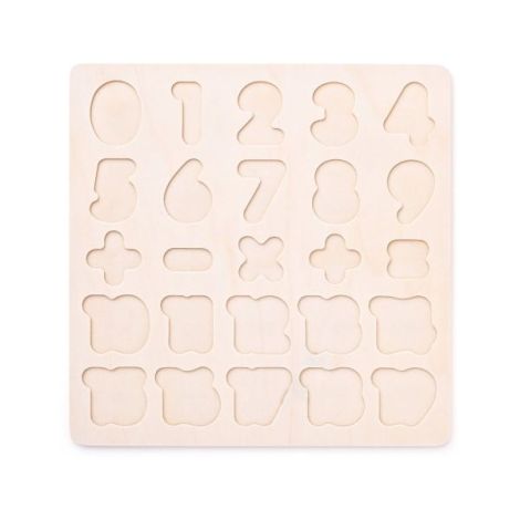 Puzzle Matematică Woodyland - Numere Lemn - imagine 2