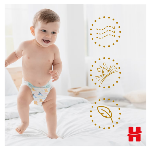Scutece Chilotel Huggies Extra Care 4, 9-14 kg, 38 buc - imagine 3