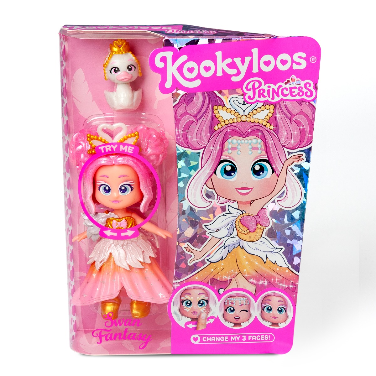 Păpușă Kookyloos Princess Swan Fantasy