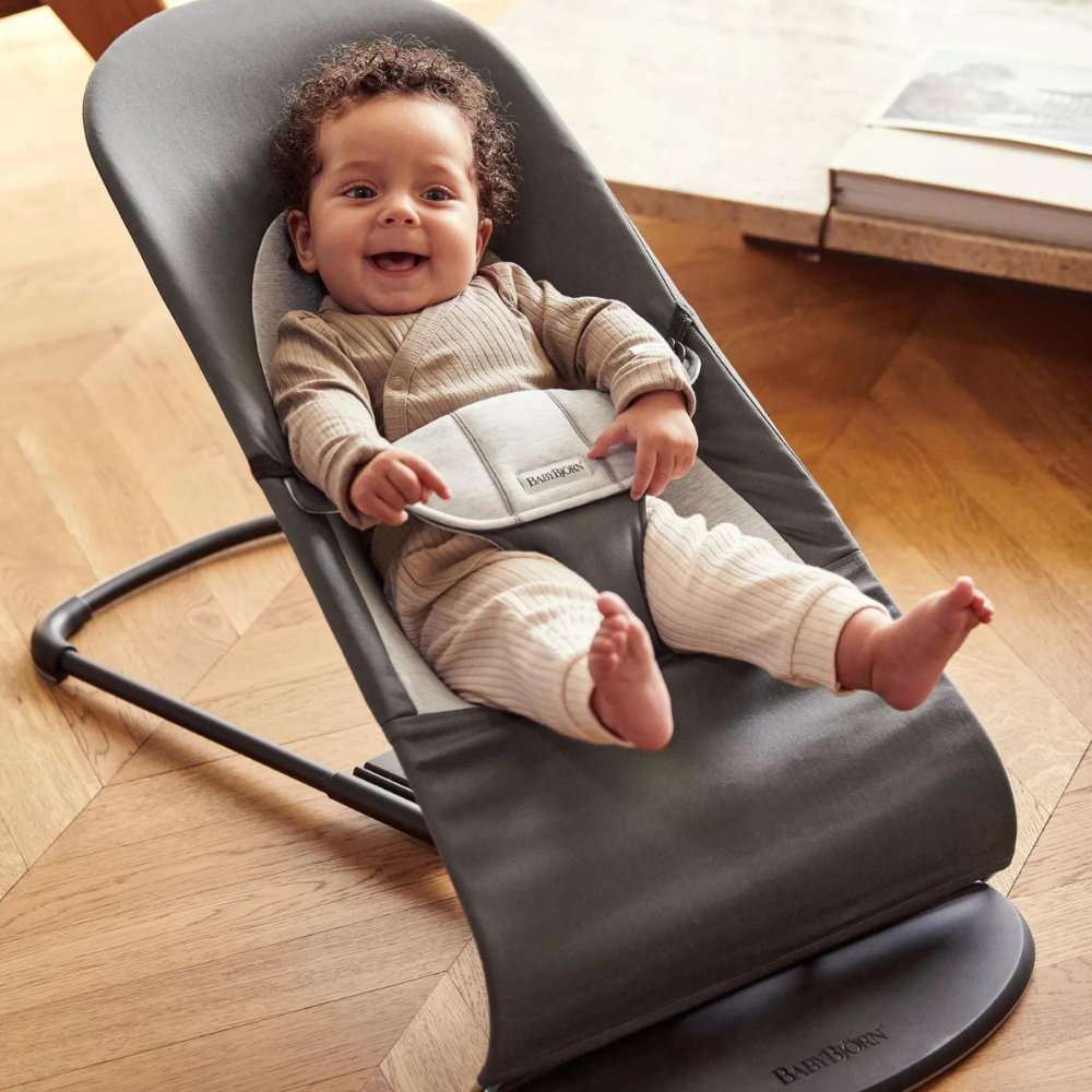 Balansoar BabyBjorn Balance Dark Gray - Ergonomic - imagine 7