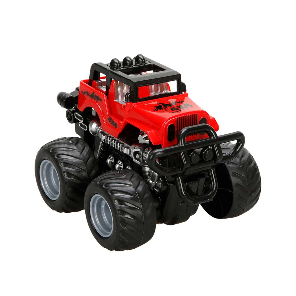 Masinuta Off Road Maxx Wheels, Rosu, 13 cm