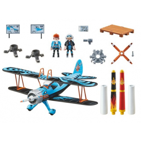 Playmobil Biplan Phoenix - Spectacol Acrobatic - imagine 2
