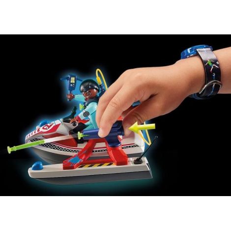 Playmobil Ghostbusters Zeddemore & Jetski - imagine 3