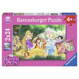 Puzzle Palace Pets 2x24 piese Ravensburger