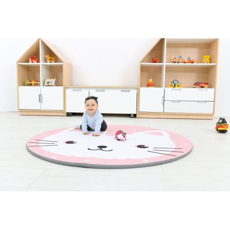 Saltea joaca Pisica Alba Moje Bambino, 140 cm - imagine 5
