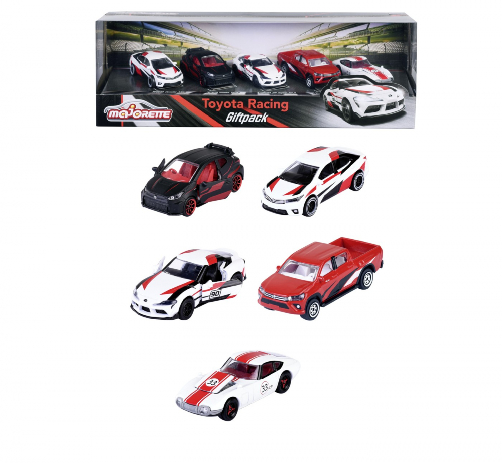 Set 5 Masini Metalice Toyota Majorette