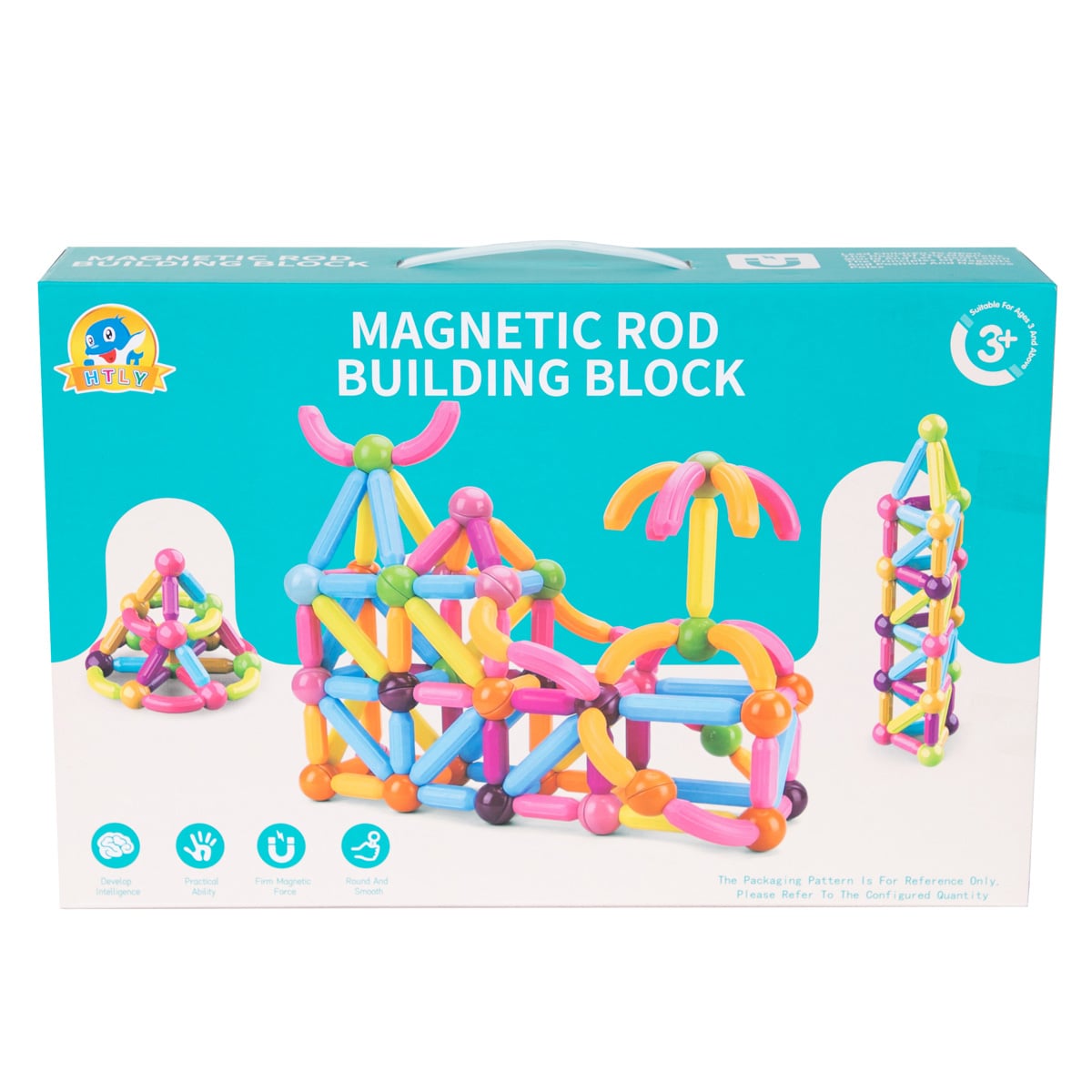 Joc Constructie Magnetic 62 Piese Magnetic