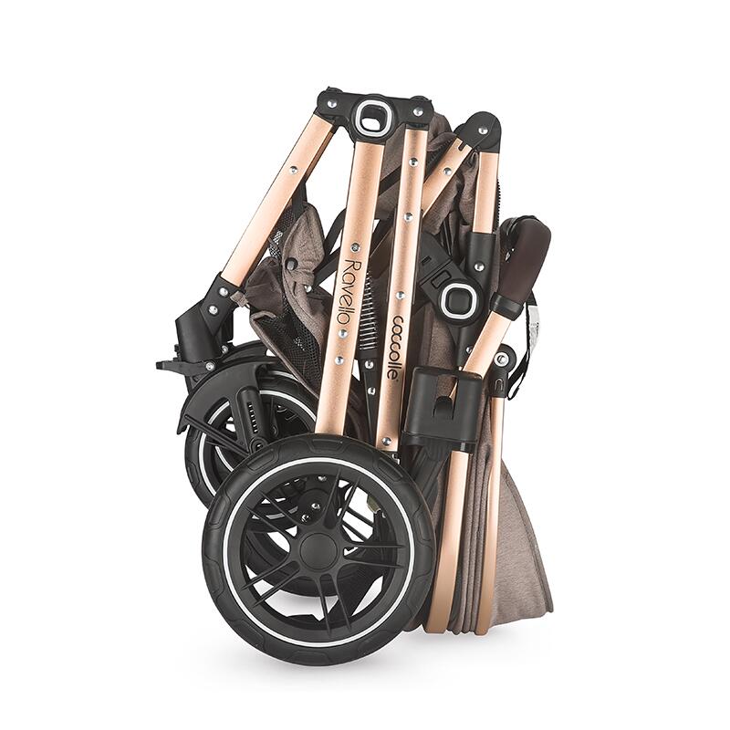 Cărucior Coccolle Ravello 3in1 Compact, Sand Beige - imagine 4