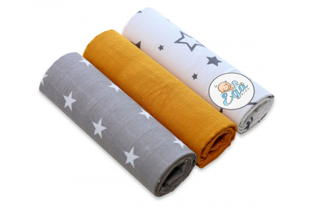 Egakids Set 3 Scutece Bumbac 60x80 cm - imagine 2